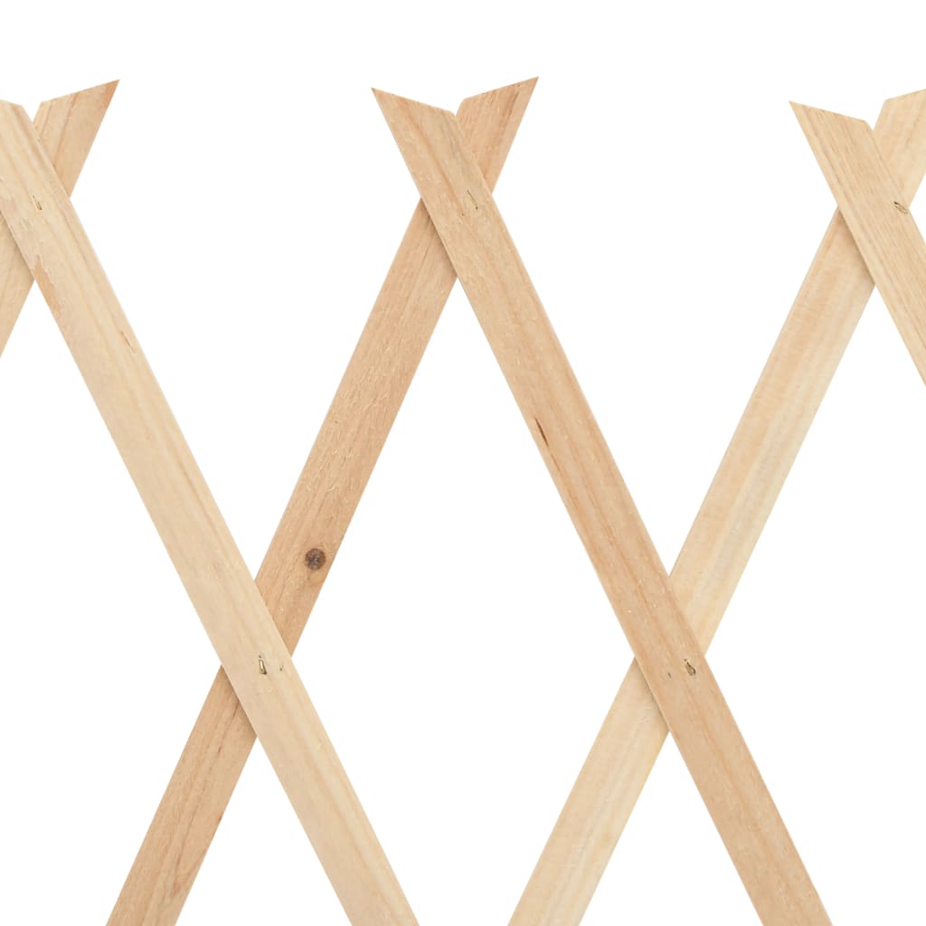 Recinzione a Traliccio in Legno di Abete 180x30 cm - Set 5 Pezzi