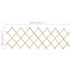 Recinzione a Traliccio 5 pz Legno di Abete 180x80 cm