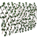 Recinto in Salice a Traliccio con Foglie Artificiali 180x30 cm - Confezione da 5 Pezzi