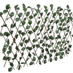 Recinto in Salice a Traliccio con Foglie Artificiali 180x30 cm - Confezione da 5 Pezzi