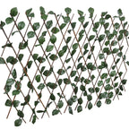 Recinto in Salice a Traliccio con Foglie Artificiali 5 Pezzi 180x60 cm