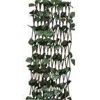 Recinto in Salice a Traliccio con Foglie Artificiali 5 Pezzi 180x60 cm