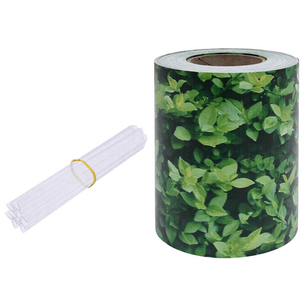 Recinzione Frangivento da Giardino PVC 70x0,19 m Verde
