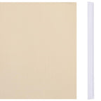 Recinzione Frangivento da Giardino PVC 35x0,19 m Crema