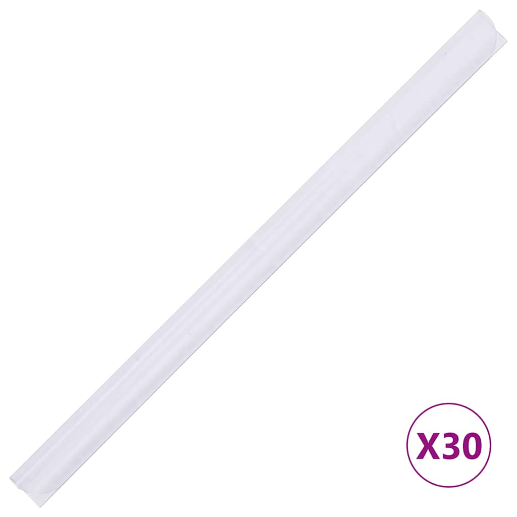 Recinzione Frangivento da Giardino PVC 70x0,19 m Bianco