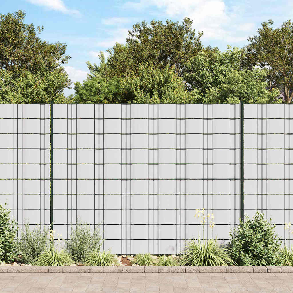 Recinzione Frangivento da Giardino PVC 70x0,19 m Bianco