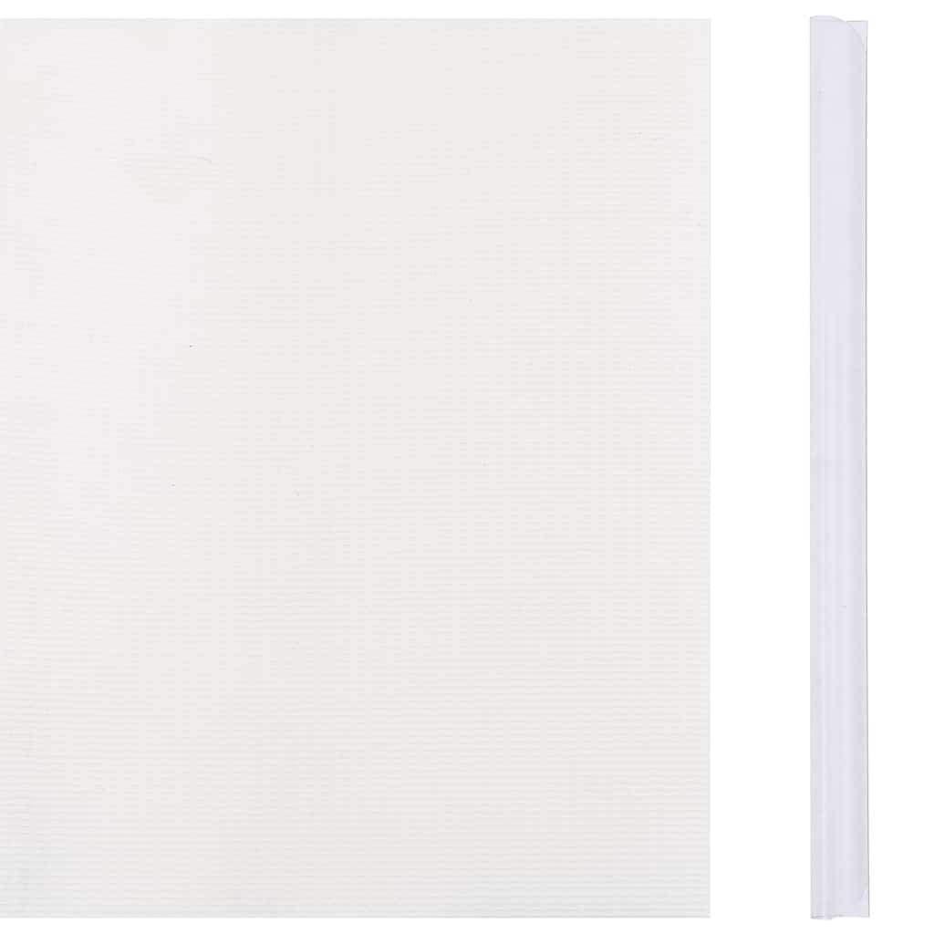 Recinzione Frangivento 4 pz in PVC 35x0,19m Bianco