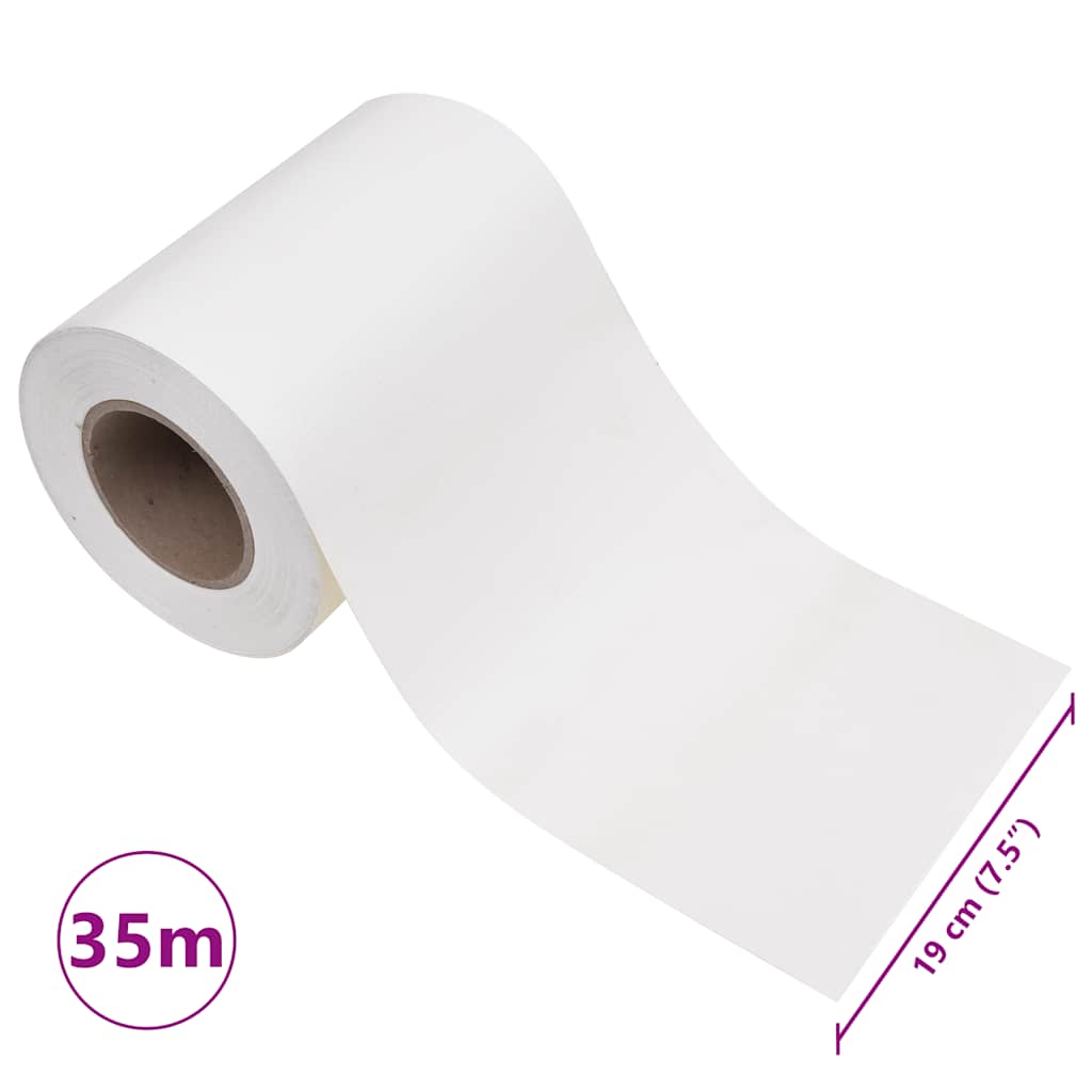 Recinzione Frangivento 4 pz in PVC 35x0,19m Bianco