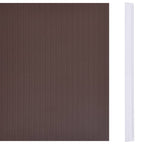 Recinzione Frangivento da Giardino PVC 35x0,19 m Marrone