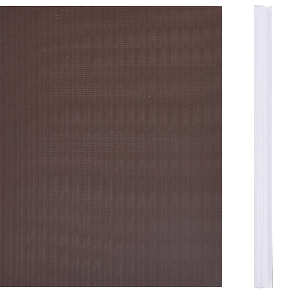 Recinzione Frangivento da Giardino PVC 70x0,19 m Marrone