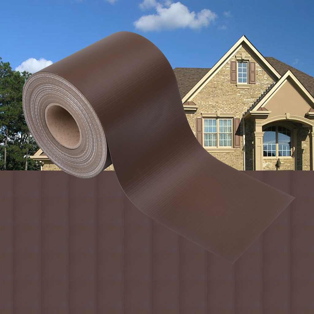 Recinzione Frangivento da Giardino PVC 70x0,19 m Marrone
