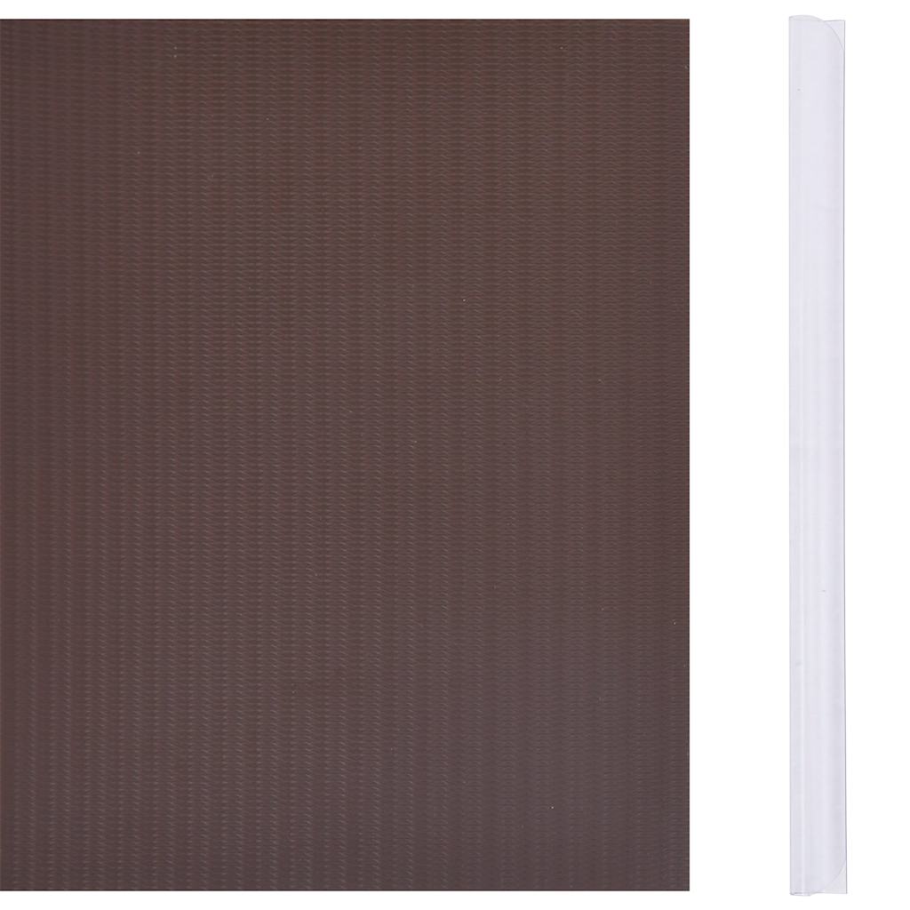 Recinzione Frangivento 4 pz PVC 35x0,19m Marrone
