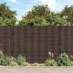 Recinzione Frangivento 4 pz PVC 35x0,19m Marrone