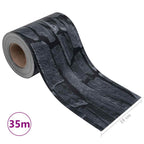 Recinzione Frangivento Giardino PVC 35x0,19 m Grigio Pietra