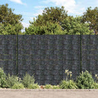 Recinzione Frangivento da Giardino PVC 70x0,19 m Grigio Pietra