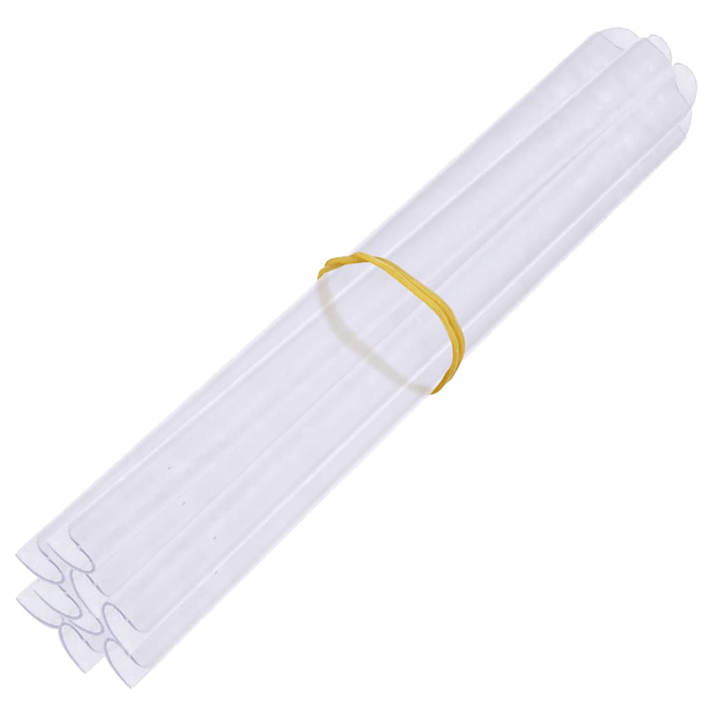 Recinzione Frangivento 4 pz in PVC 35x0,19m Grigio Pietra
