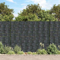 Recinzione Frangivento 4 pz in PVC 35x0,19m Grigio Pietra