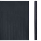 Recinzione Frangivento Giardino PVC 35x0,19m Grigio Scuro Opaco
