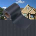 Recinzione Frangivento Giardino PVC 35x0,19m Grigio Scuro Opaco