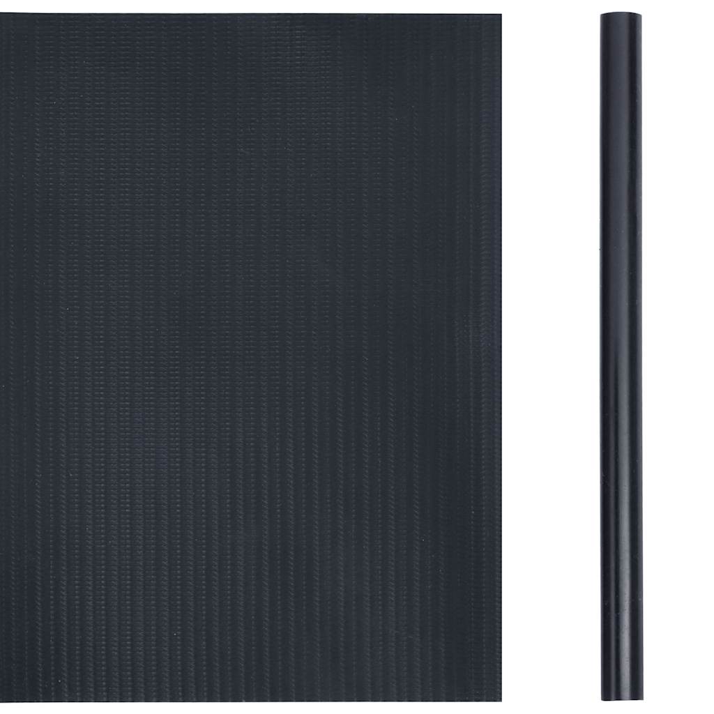 Recinzione Frangivento 4 pz in PVC 35x0,19m Grigio Scuro Opaco