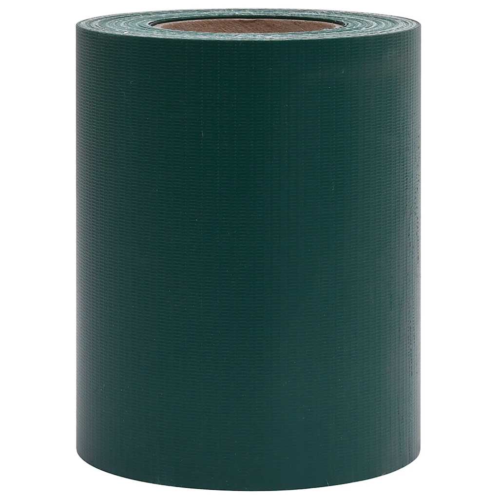 Recinzione Frangivento 4 pz in PVC 35x0,19m Verde Opaco