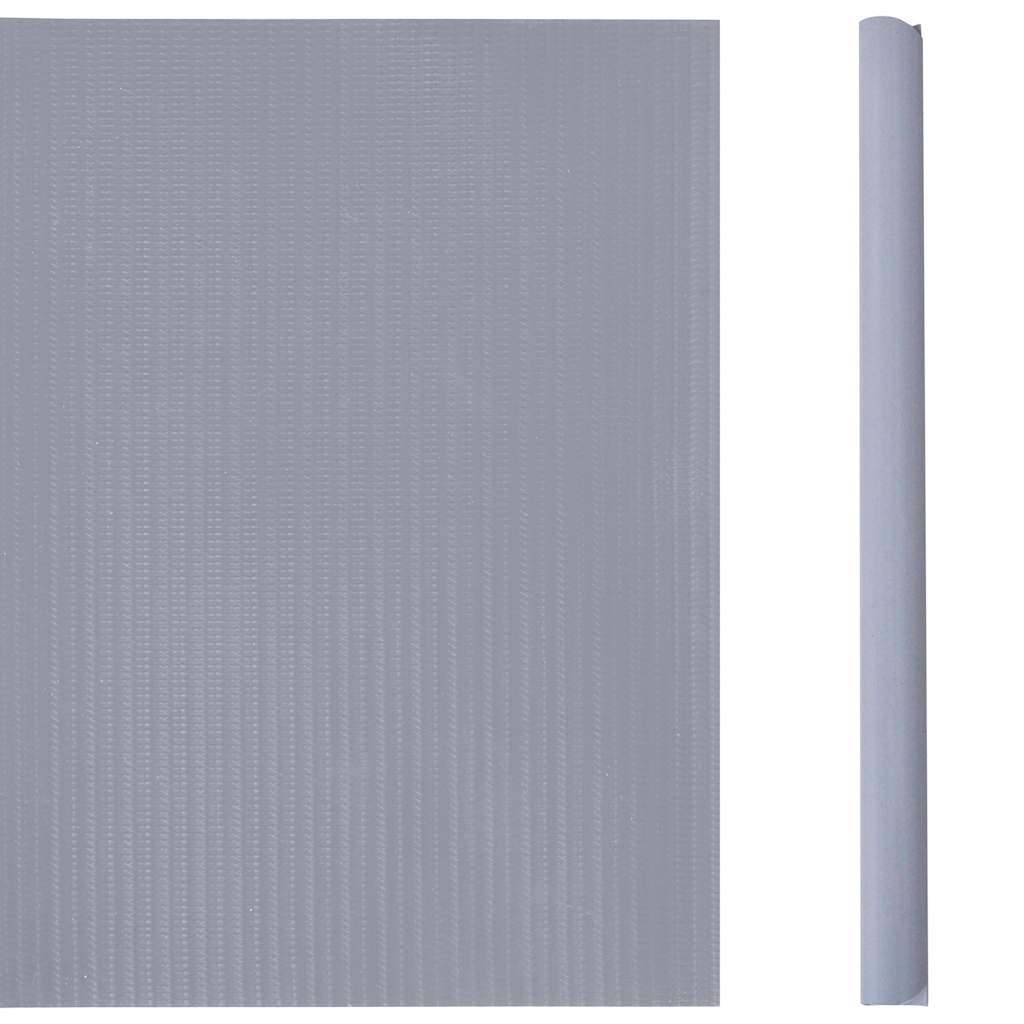 Recinzione Frangivento da Giardino PVC 35x0,19m Grigio Chiaro