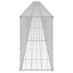 Gabbione con Copertura in Acciaio Zincato 900x30x50 cm