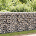 Gabbione con Copertura in Acciaio Zincato 300x30x100 cm