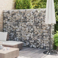 Gabbione in Acciaio Zincato Coperto 300x30x200 cm