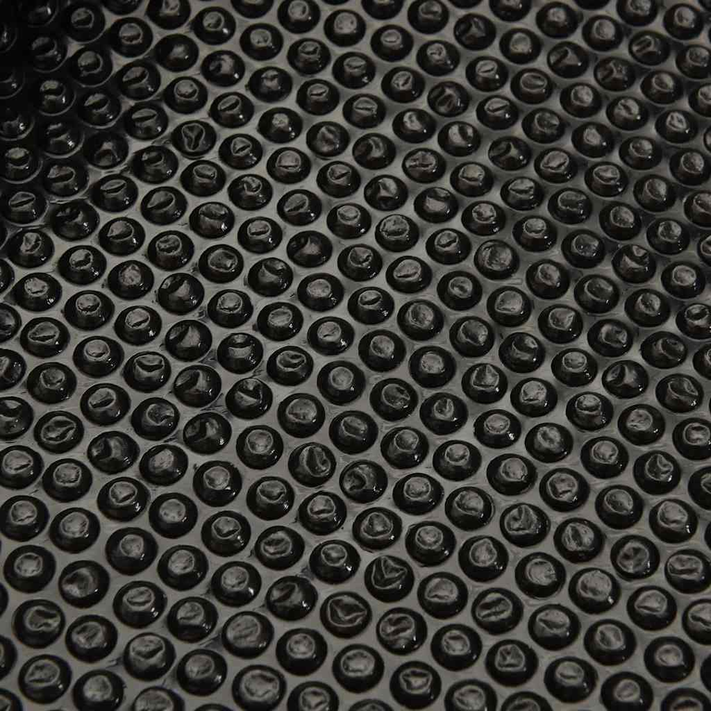 Copripiscina Solare Rettangolare 500x300 cm PE Nero
