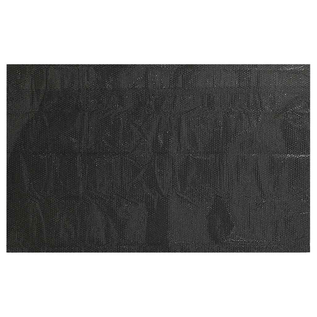 Copripiscina Solare Rettangolare 1000x600 cm PE Nero
