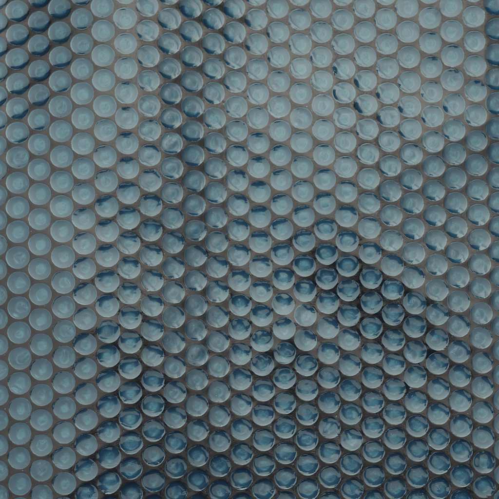 Pellicola Galleggiante Solare PE Piscina 500x300 cm Nero e Blu
