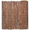 Recinzione in corteccia marrone 100 x 600 cm
