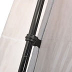 Tenda per Piscina 660x580x250 cm Grigia