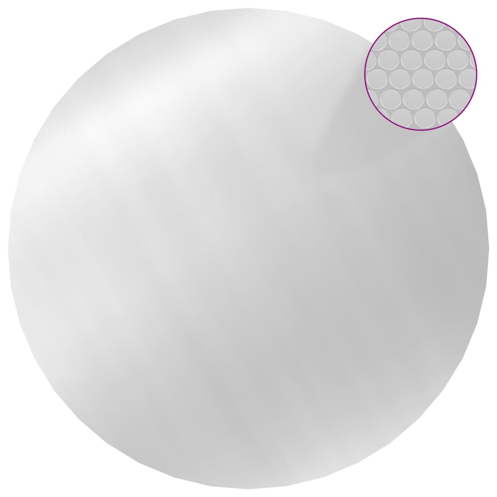 Copertura Solare per Piscina Argento 417 cm PE