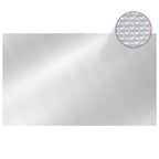 Copripiscina Solare Rettangolare 1000x600 cm PE Argento