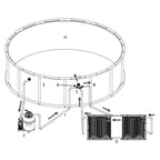 Pannello Solare Termico Doppio per Piscina 150x75 cm