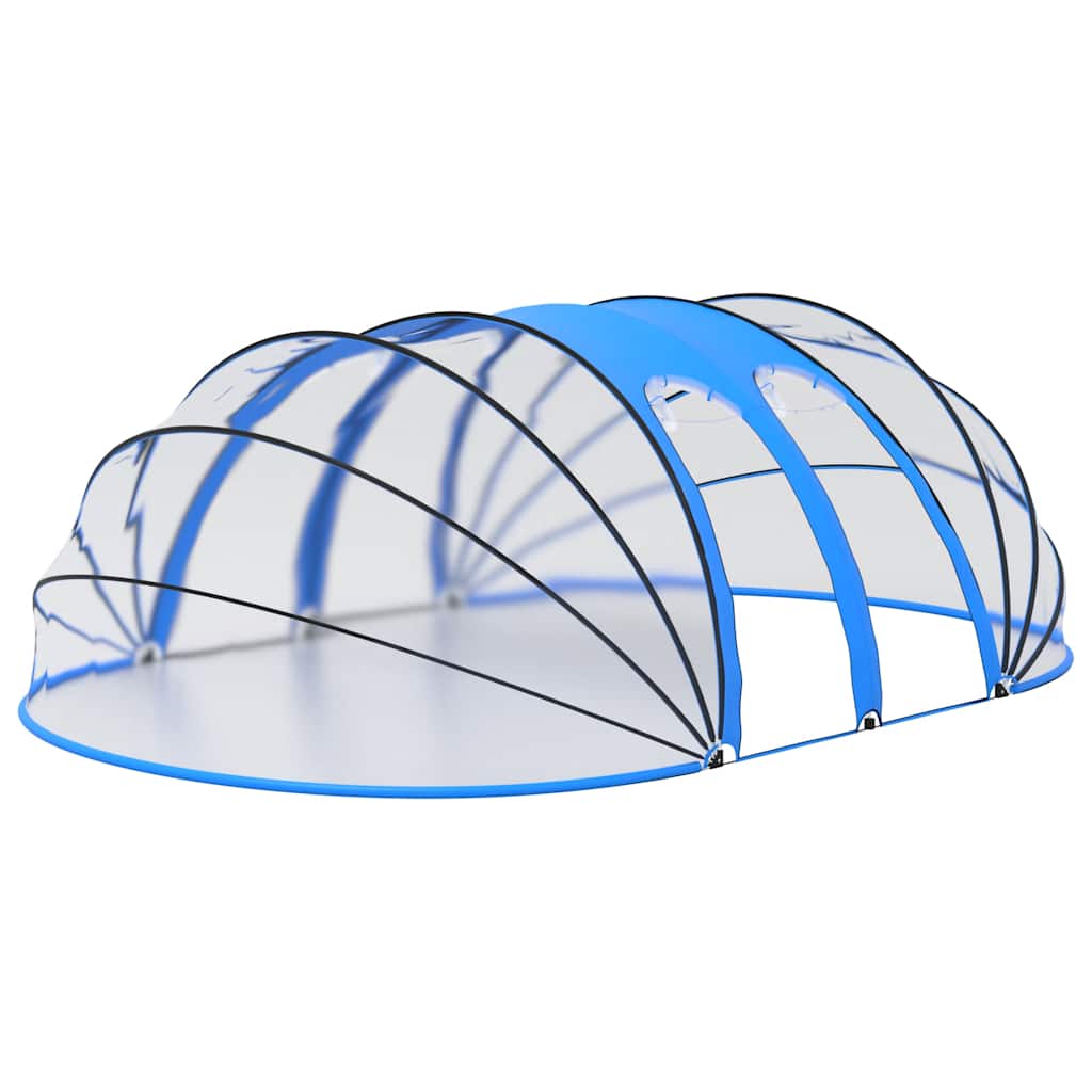 Calotta per Piscina Ovale 620x410x210 cm in PVC UPF 30