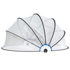 Cupola per Piscina 500x250 cm in PVC UPF 30 e Fibra di Vetro