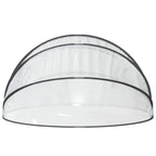 Cupola per Piscina 500x250 cm in PVC UPF 30 e Fibra di Vetro