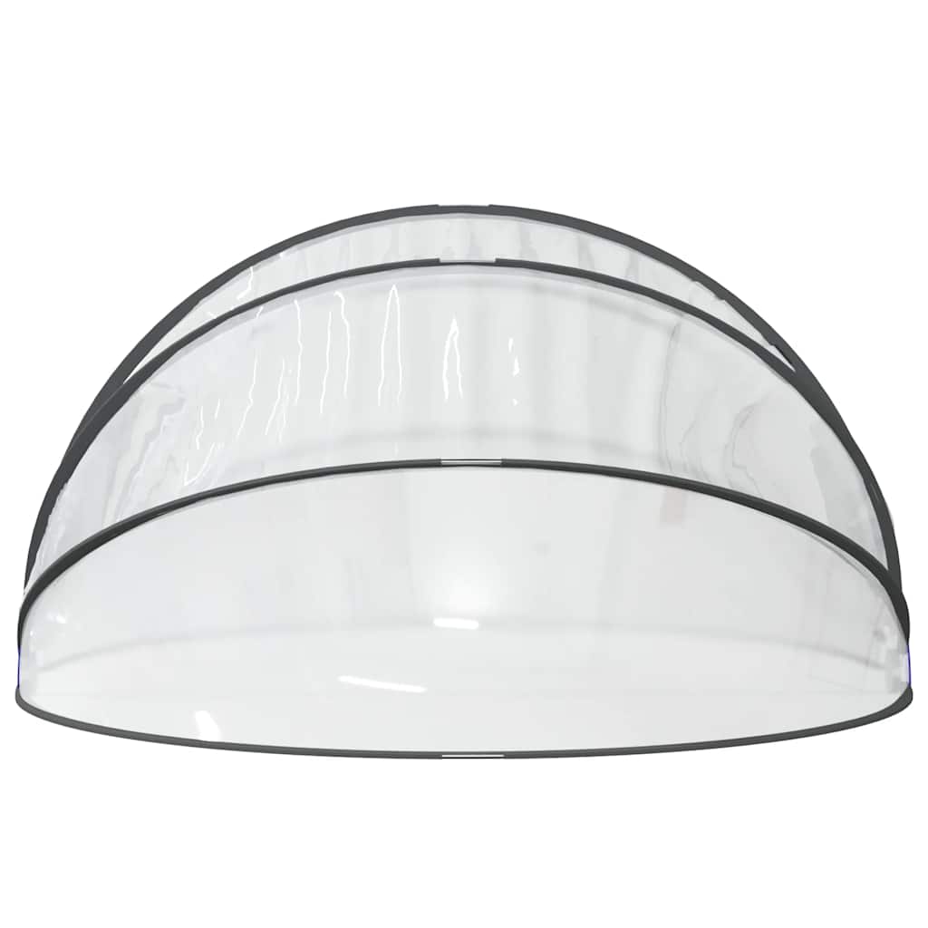 Cupola per Piscina 500x250 cm in PVC UPF 30 e Fibra di Vetro