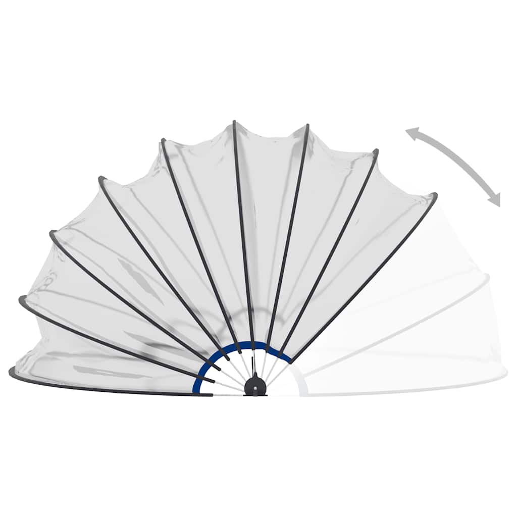 Cupola per Piscina 559x275 cm - PVC UPF 30 con Struttura in Fibra di Vetro