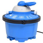 Pompa con Filtro a Sabbia Blu e Nera 200W 25L
