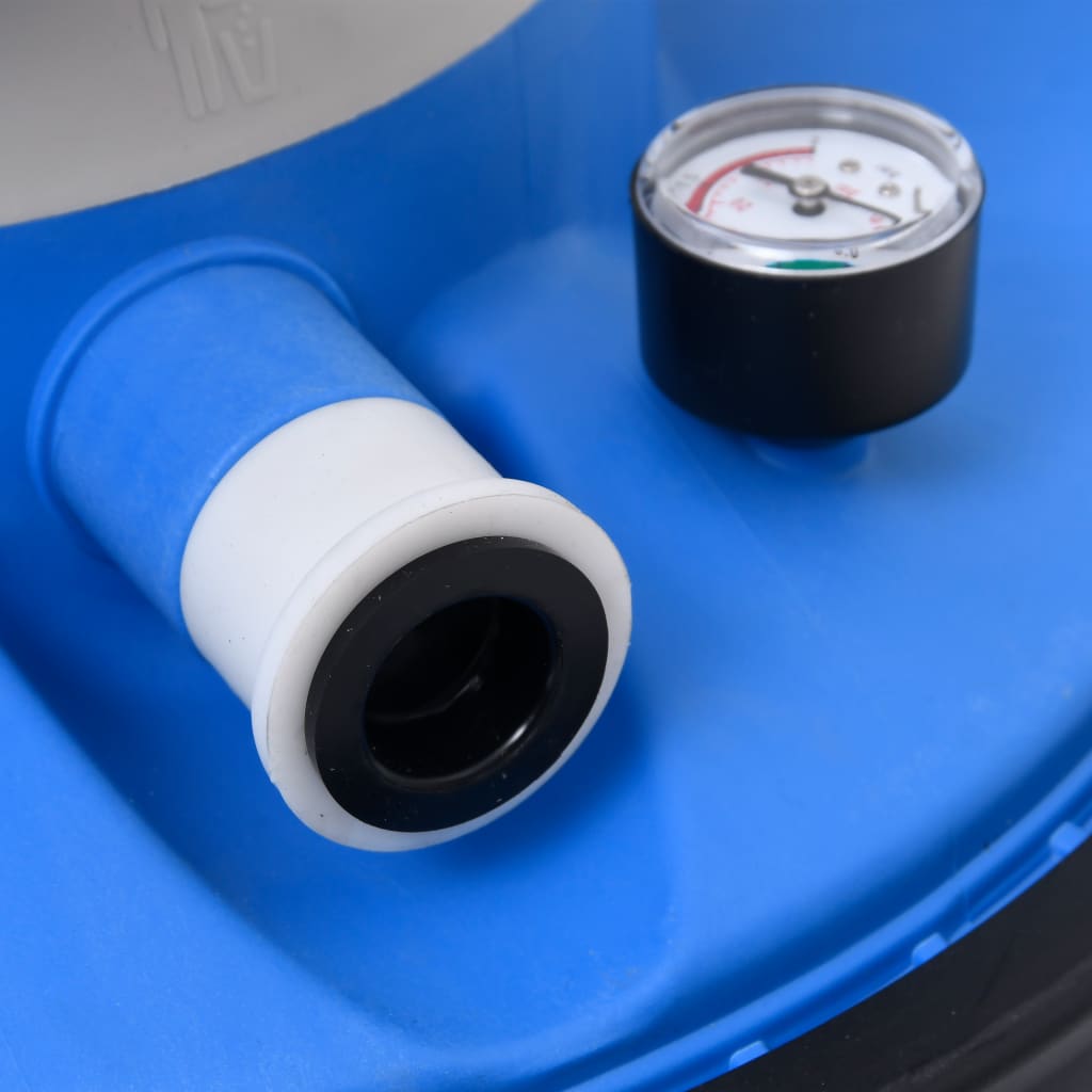 Pompa con Filtro a Sabbia Blu e Nera 200W 25L
