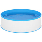 Piscina Fuori Terra 350x90 cm Acciaio e PVC