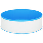 Piscina Fuori Terra 350x90 cm Acciaio e PVC