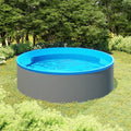 Piscina Fuori Terra 350x90 cm Acciaio e PVC
