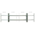 Grate per Finestre Regolabili 2 pz 700-1050 mm