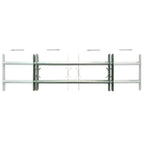 Grate per Finestre Regolabili 2 pz 1000-1500 mm Acciaio Zincato