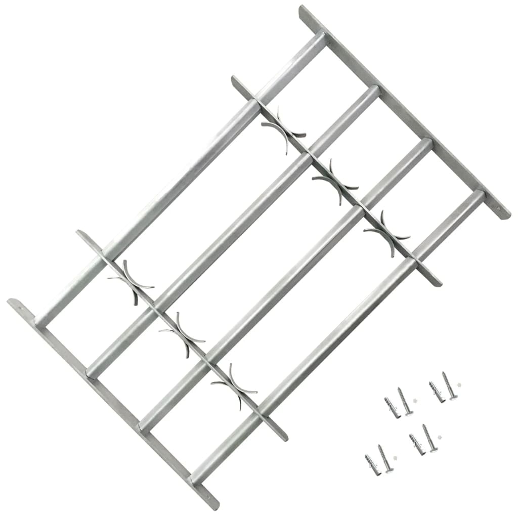 Grate di Sicurezza per Finestre Regolabili 1000-1500 mm - Set 2 Pezzi
